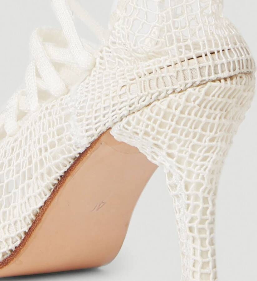 Isa Boulder High Heel Sandals Wit Dames