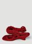 Isa Boulder Spiral Cable Knit Boot Sandals Red Dames - Thumbnail 3
