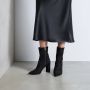 Isabel Bernard Boots & laarzen Vendôme Fem Suede Stretch Heels in zwart - Thumbnail 4