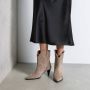 Isabel Bernard Vendôme Louane Dames Korte Laarzen Taupe - Thumbnail 3