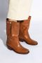 Isabel marant Leren Biker Boots met knoopdetail Brown Dames - Thumbnail 4