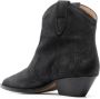 Isabel marant Zwarte Enkellaarsjes met Cubaanse Hak Black Dames - Thumbnail 2