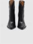 Isabel marant Zwarte Leren Hoge Cowboy Laarzen Black Heren - Thumbnail 2