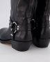 Isabel marant Boots Mid-Calf Leather Boots With Decorative Strap And B in zwart - Thumbnail 8