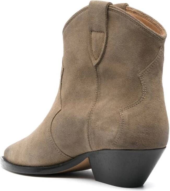 Isabel Marant Beige Enkellaarsjes voor Vrouwen