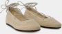 Isabel marant Beige Katoenen Ballerinas Slip-On Ronde Neus Beige Dames - Thumbnail 2