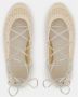 Isabel marant Beige Katoenen Ballerinas Slip-On Ronde Neus Beige Dames - Thumbnail 8