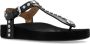 Isabel marant Studded Sandalen Enore Zwart Zilver Black Dames - Thumbnail 5