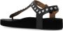 Isabel marant Studded Sandalen Enore Zwart Zilver Black Dames - Thumbnail 6