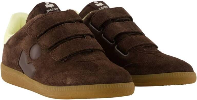 Isabel Marant Bruine leren sneakers Beth Gd