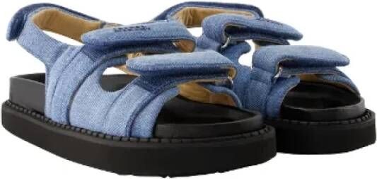 Isabel marant Cotton sandals Blue Dames