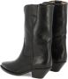 Isabel marant Zwarte Leren Puntige Neus Cubaanse Hak Laarzen Black Dames - Thumbnail 16