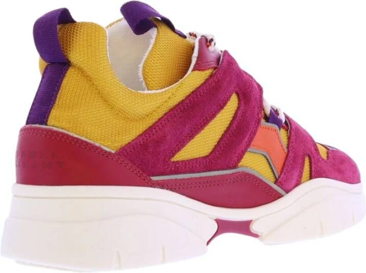 Isabel marant Dames Kindsay Sneaker Roze Oranje Multicolor Dames