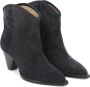 Isabel marant Texaanse Stijl Suède Enkellaarzen Blue Dames - Thumbnail 14