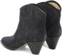 Isabel marant Texaanse Stijl Suède Enkellaarzen Blue Dames - Thumbnail 16