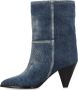 Isabel marant Gewassen blauwe enkellaarzen voor vrouwen Blue Dames - Thumbnail 15
