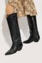 Isabel marant Denvee-Gz Leren Laarzen Puntige Neus 5 cm Hak Zwart Dames - Thumbnail 7