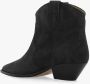 Isabel marant Zwarte Enkellaarsjes met Cubaanse Hak Black Dames - Thumbnail 7