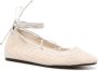 Isabel marant Beige Katoenen Ballerinas Slip-On Ronde Neus Beige Dames - Thumbnail 3