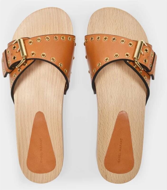 Isabel marant Flade sandaler Bruin Dames
