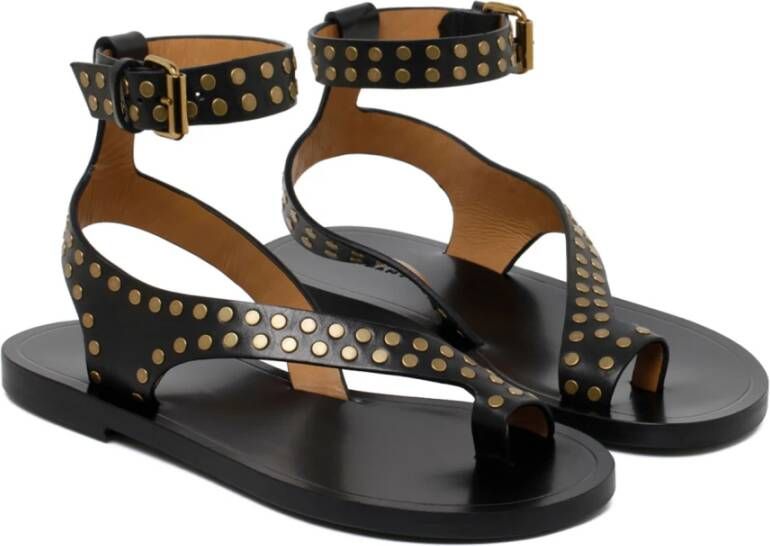 Isabel marant Flat Sandals Black Dames