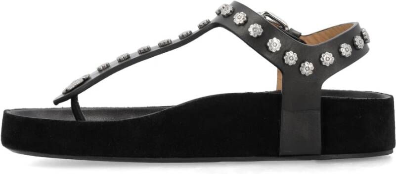 Isabel marant Flat Sandals Black Dames