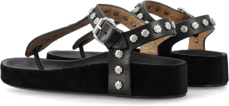 Isabel marant Flat Sandals Black Dames