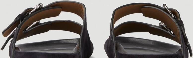 Isabel marant Flip Flops Sliders Zwart Heren