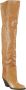 Isabel marant Gouden Leren Jas Beige Dames - Thumbnail 2