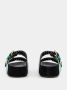 Isabel Marant Groene Leren Versierde Sandalen - Thumbnail 2