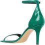 Isabel marant Groene Python Leren Sandalen met Hak Green Dames - Thumbnail 2