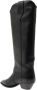 Isabel marant Denvee-Gz Leren Laarzen Puntige Neus 5 cm Hak Black Dames - Thumbnail 2
