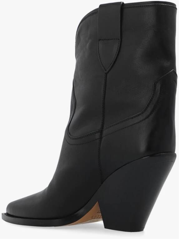 Isabel marant Hoge enkellaarzen met hak Black Dames