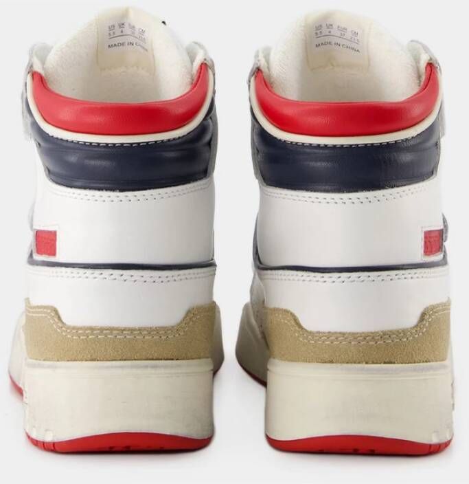 Isabel marant Hoge Sneakers met Ronde Neus Wit Dames