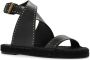 Isabel marant Zwarte leren studs sandalen Black Dames - Thumbnail 6