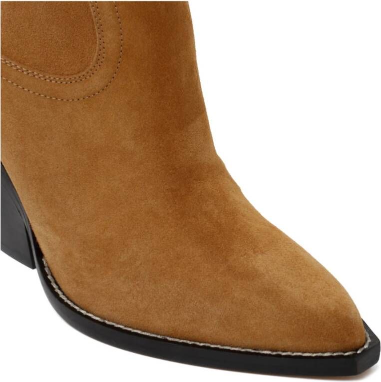 Isabel Marant Kameelbruine Leyane-laarzen