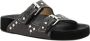 Isabel marant Sandalen Lennyo Gb Sandals Leather Black in zwart - Thumbnail 3