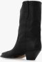 Isabel marant Zwarte Leren Puntige Neus Cubaanse Hak Laarzen Black Dames - Thumbnail 5