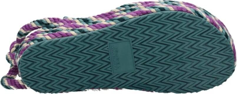 Isabel Marant Multicolor Stoffen Sandaal Casual Stijl