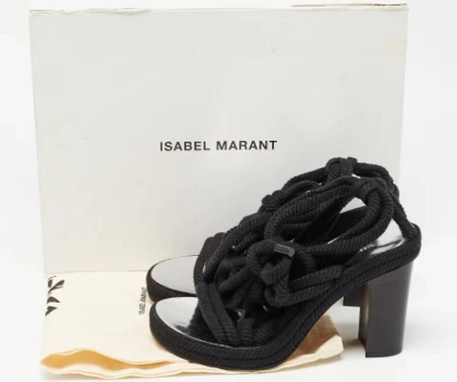 Isabel Marant Pre-owned Fabric sandals Black Dames