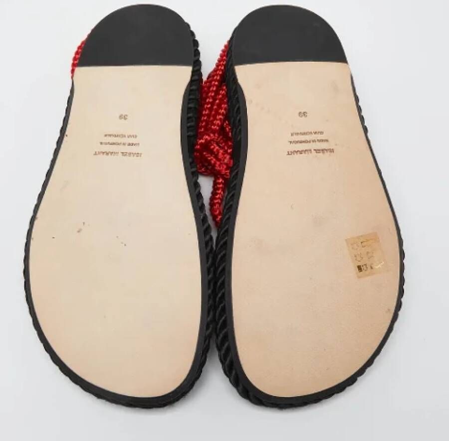 Isabel Marant Pre-owned Fabric sandals Red Dames