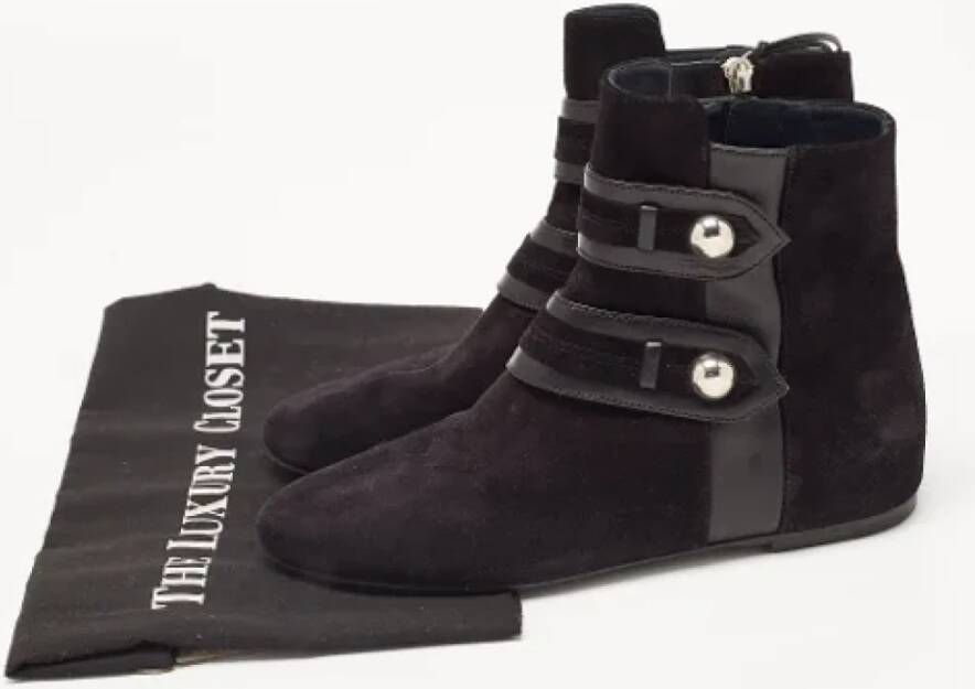 Isabel Marant Pre-owned Leather boots Black Dames