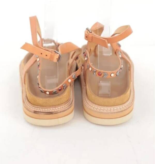 Isabel Marant Pre-owned Leather sandals Beige Dames