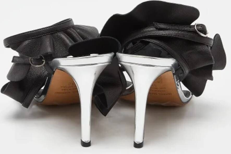 Isabel Marant Pre-owned Leather sandals Black Dames