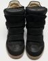Isabel Marant Pre-owned Leather sneakers Black Dames - Thumbnail 3