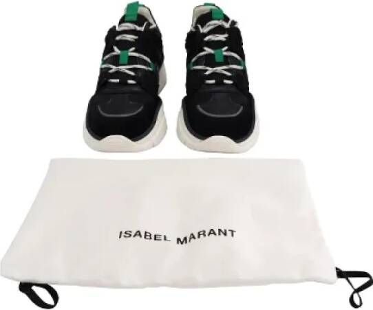 Isabel Marant Pre-owned Leather sneakers Black Heren