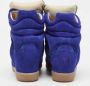 Isabel Marant Pre-owned Leather sneakers Blue Dames - Thumbnail 5