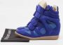 Isabel Marant Pre-owned Leather sneakers Blue Dames - Thumbnail 9