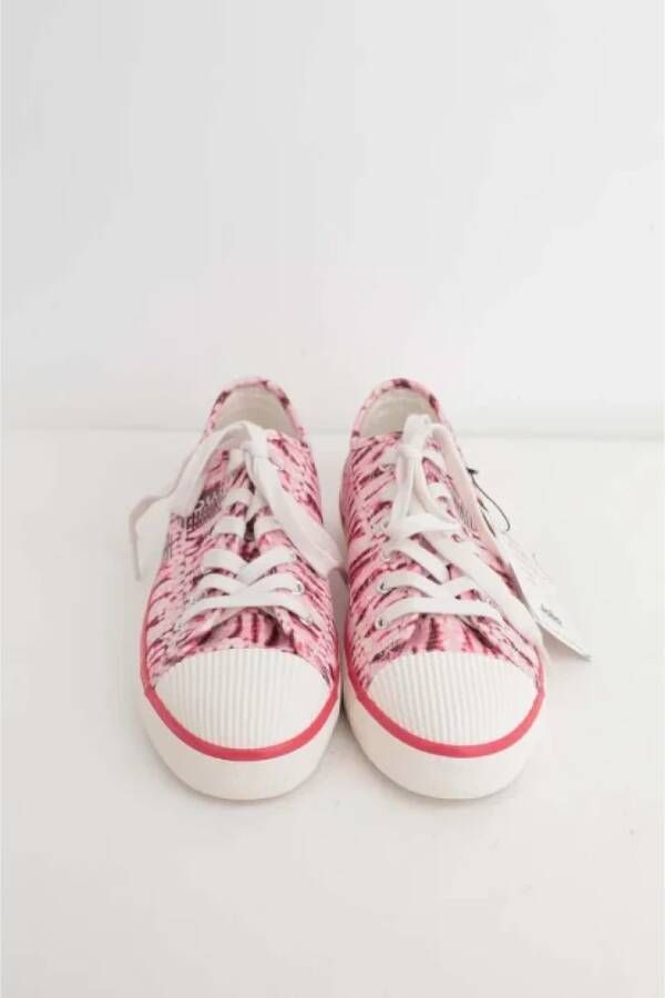 Isabel Marant Pre-owned Leather sneakers Pink Dames