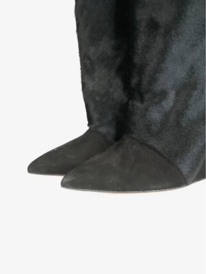 Isabel Marant Pre-owned Suede boots Black Dames